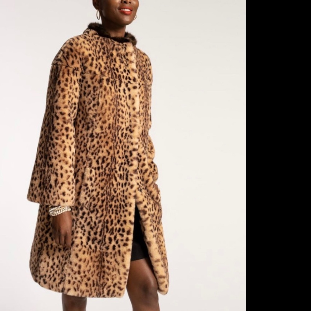 Frances Valentine leopard coat